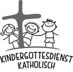 Logo "Kindergottesdienst katholisch" Graustufen (Druck)
